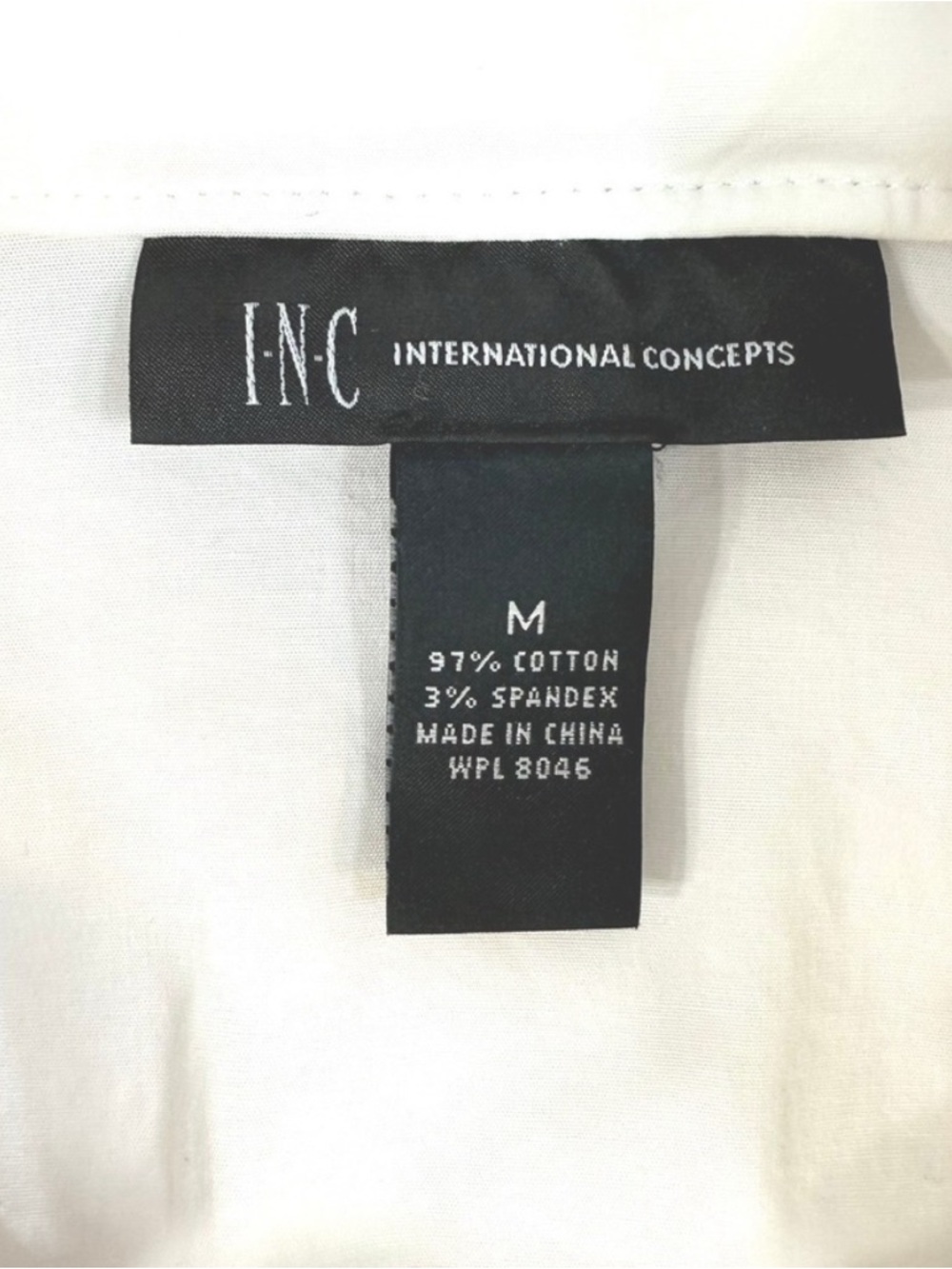 INC International Concepts White Women's Utility Jacket with Snap Details - Picture 6 of 6